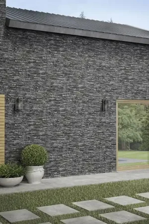carrelage parement ARCALIS BLACK 32 x 89 cm effet pierre Expédié Aujourd'hui
